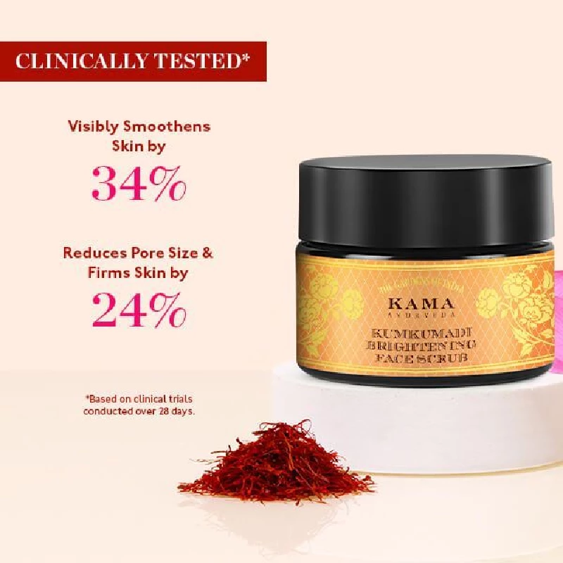 Kumkumadi Brightening Face Scrub, 8 g-2.webp